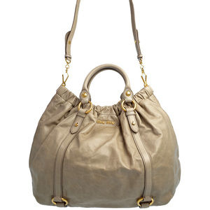 Miu Miu 2way Handbag Beige